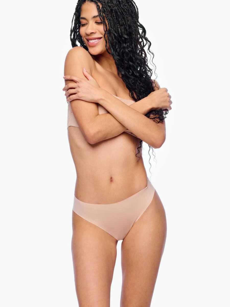 Product catalog photograph of the Cosabella Free Cut Micro High Waisted Bikini underwear bottom in Sette.